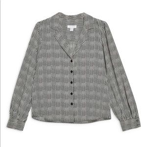 TopShop Houndstooth Shirt
